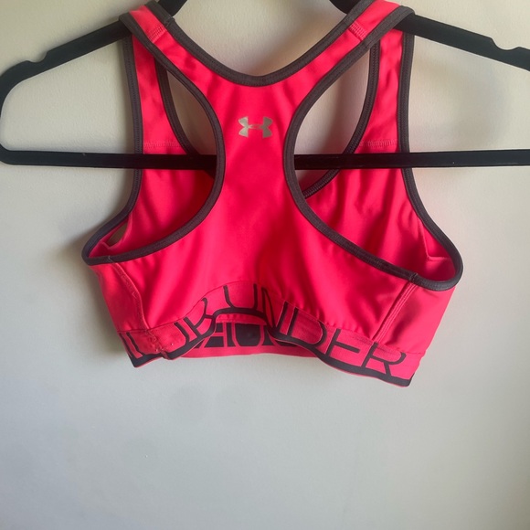 Small neon pink Under Armor Bra - Picture 3 of 4